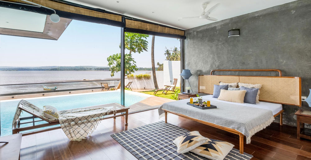 Glasshouse On The Bay - Bedroom details